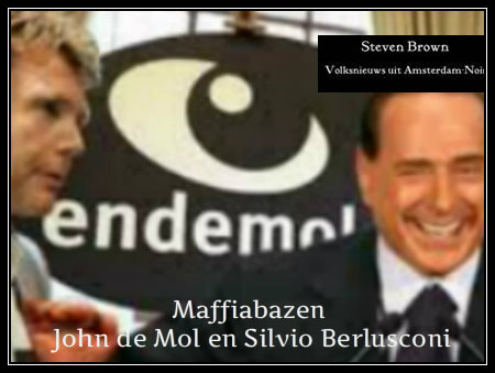 John de Mol en Silvio Berlusconi