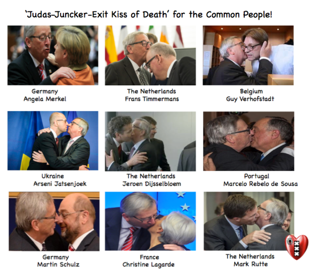 Judas Juncker Kiss